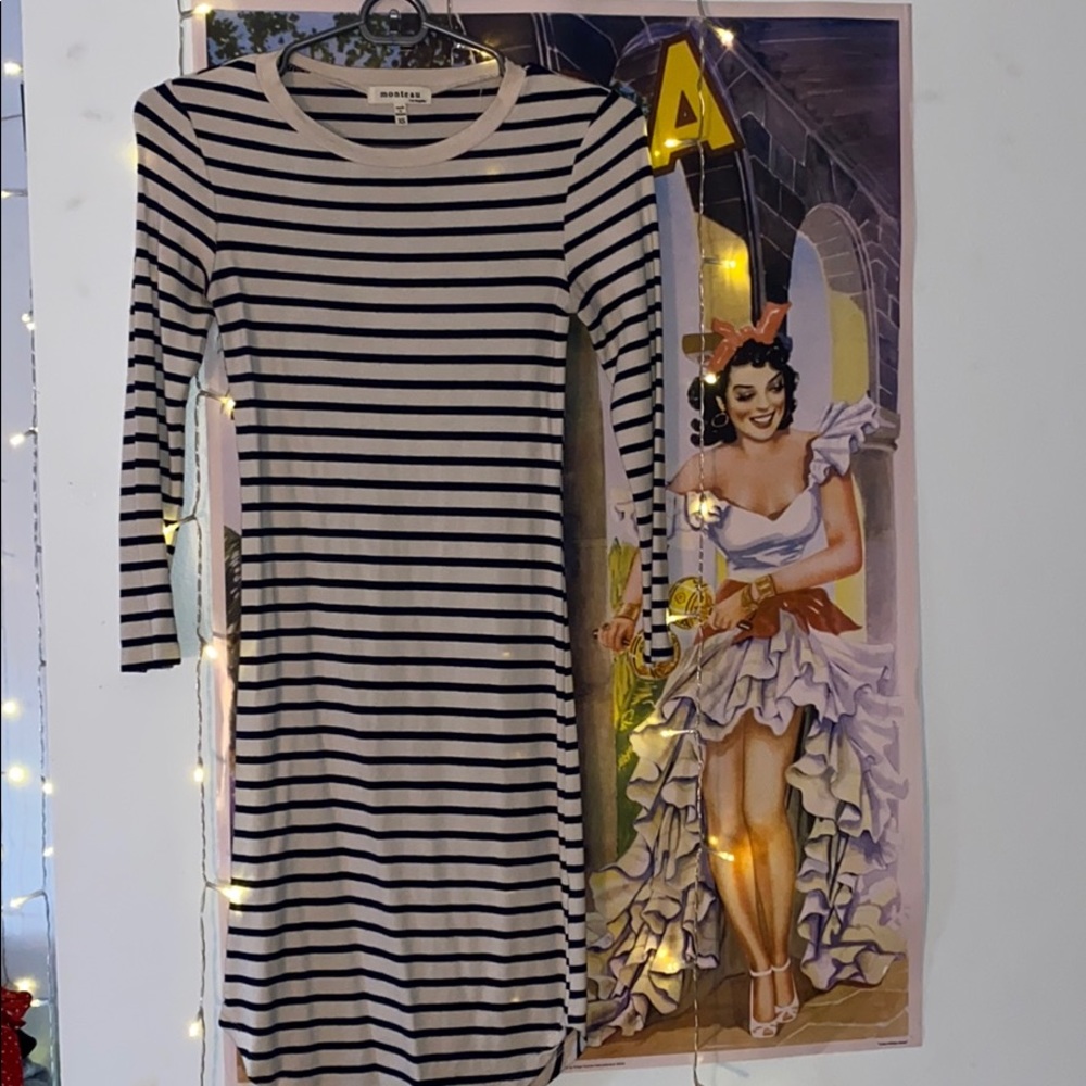 Nautical bodycon dress